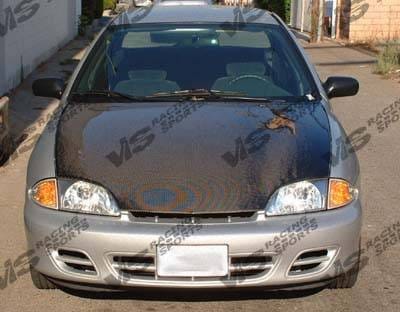 Chevrolet Cavalier VIS Racing OEM Black Carbon Fiber Hood - 95CHCAV2DOE-010C