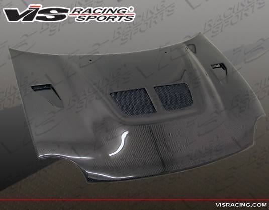 Dodge Neon VIS Racing EVO Black Carbon Fiber Hood - 95DGNEO2DEV-010C