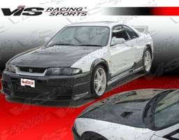 Nissan Skyline VIS Racing JS Carbon Fiber Hood - 95NSR332DGRJS-010C