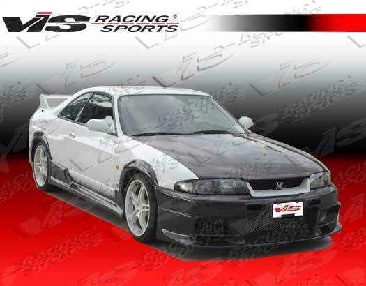 Nissan Skyline VIS Racing OEM Carbon Fiber Hood - 95NSR332DGROE-010C thumbnail 2