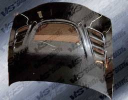 Mitsubishi Eclipse VIS Racing G Speed Black Carbon Fiber Hood - 95MTECL2DGS-010C