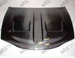 Mitsubishi Eclipse VIS Racing Xtreme GT Black Carbon Fiber Hood - 95MTECL2DGT-010C