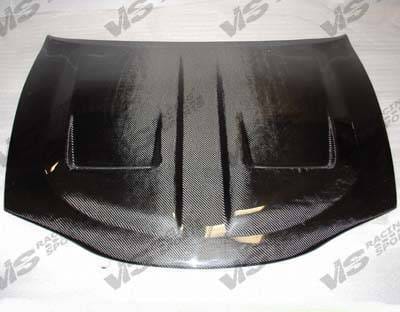 Mitsubishi Eclipse VIS Racing Xtreme GT Black Carbon Fiber Hood - 95MTECL2DGT-010C