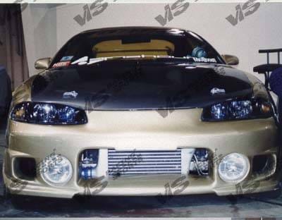 Mitsubishi Eclipse VIS Racing OEM Black Carbon Fiber Hood - 95MTECL2DOE-010C
