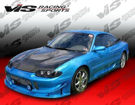 Mitsubishi Eclipse VIS Racing Invader Black Carbon Fiber Hood - 95MTECL2DVS-010C