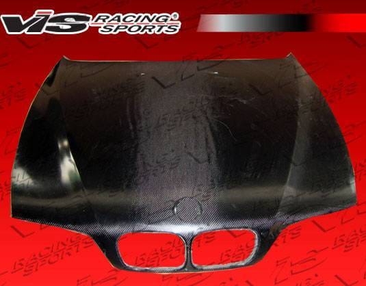 BMW 5 Series VIS Racing OEM Black Carbon Fiber Hood - 97BME394DOE-010C