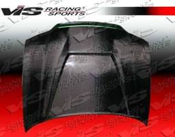 Audi A4 VIS Racing Invader Black Carbon Fiber Hood - 96AUA44DVS-010C
