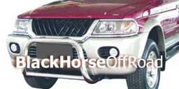 Mitsubishi Montero Black Horse Bull Bar Guard
