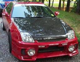 Honda Prelude VIS Racing OEM Black Carbon Fiber Hood - 97HDPRE2DOE-010C