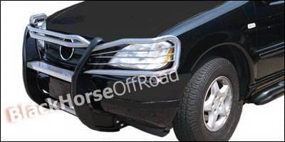 Mercedes-Benz ML Black Horse Push Bar Guard