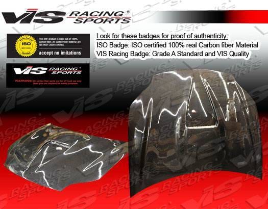 Chevrolet Camaro VIS Racing G Force Black Carbon Fiber Hood - 98CHCAM2DGF-010C
