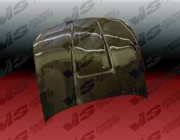 Ford Escort VIS Racing G-Force Carbon Fiber Hood - 98FDZX2DGF-010C
