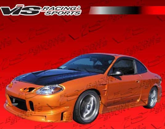 Ford Escort VIS Racing Invader Carbon Fiber Hood - 98FDZX2DVS-010C