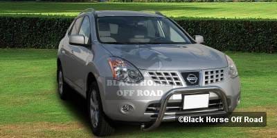 Nissan Rogue Black Horse Bull Bar Guard
