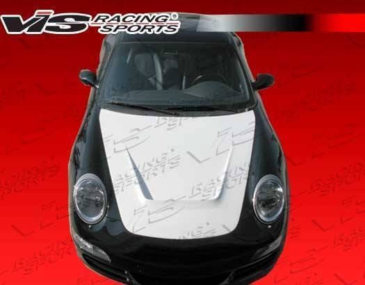 Porsche Boxster VIS Racing G-Tech Style Fiberglass Hood - 97PSBOX2DGTH-010