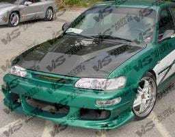 Toyota Corolla VIS Racing Invader Black Carbon Fiber Hood - 98TYCOR4DVS-010C