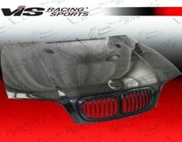 BMW 3 Series 2DR VIS Racing E92 M3 Black Carbon Fiber Hood - 99BME462DE92M3-010C