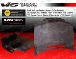 BMW 3 Series 2DR VIS Racing OEM Black Carbon Fiber Hood - 99BME462DOE-010C