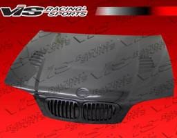 BMW 3 Series 2DR VIS Racing XTS Black Carbon Fiber Hood - 99BME462DXTS-010C