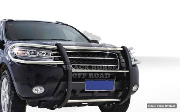 Hyundai Santa Fe Black Horse Push Bar Guard