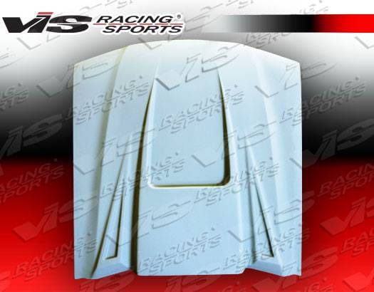 Ford Mustang VIS Racing ZD Fiberglass Hood - 99FDMUS2DZD-010