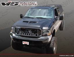 Ford F250 VIS Racing Fiberglass Outlaw Type 2 Hood - 99FDF252DOL2-010