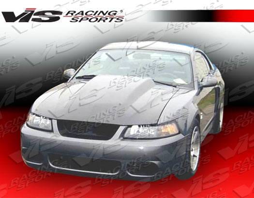 Ford Mustang VIS Racing Cowl Induction Black Carbon Fiber Hood - 99FDMUS2DCI-010C