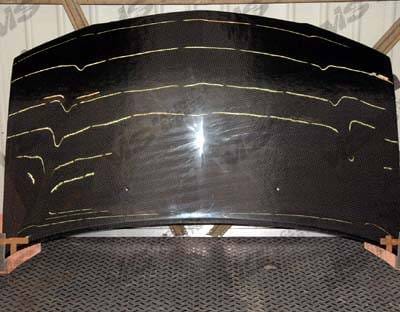 Honda Odyssey VIS Racing OEM Black Carbon Fiber Hood - 99HDODY4DOE-010C