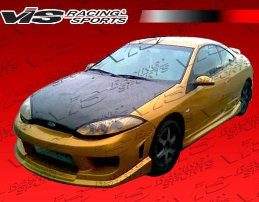 Mercury Cougar VIS Racing OEM Black Carbon Fiber Hood - 99MYCOU2DOE-010C