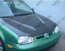 Volkswagen Golf VIS Racing Invader Black Carbon Fiber Hood - 99VWGOF2DVS-010C
