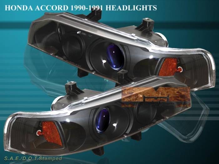JDM Black Blue Pro Headlights