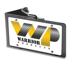 Jeep Wrangler Warrior Replacement License Plate Bracket with LED Light - 1563