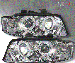 Chrome LED Halo Headlights