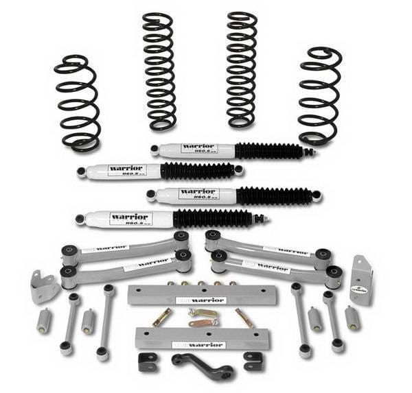 Jeep Wrangler Warrior Front Lift Kit - 4 Inch - 30741