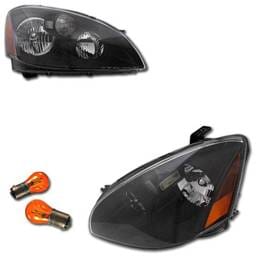 JDM Black Euro Clear Headlights