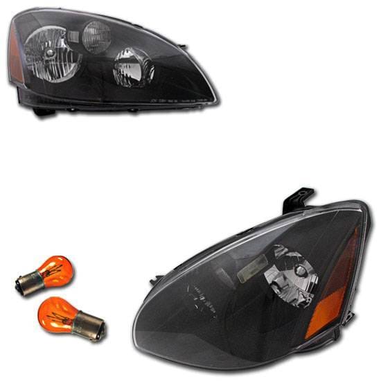 JDM Black Euro Clear Headlights