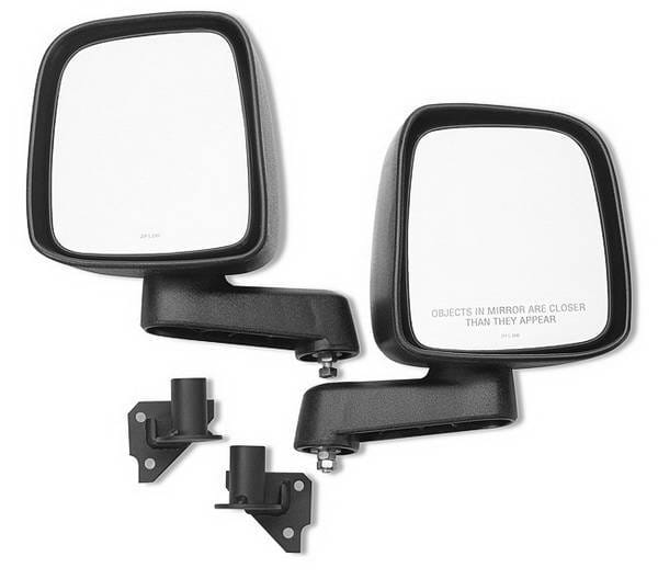 Jeep Cherokee Warrior Tube Door Mirror Mount Kit - With Mirrors - 1519 thumbnail 2