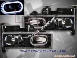 Carbon Fiber Halo Headlights
