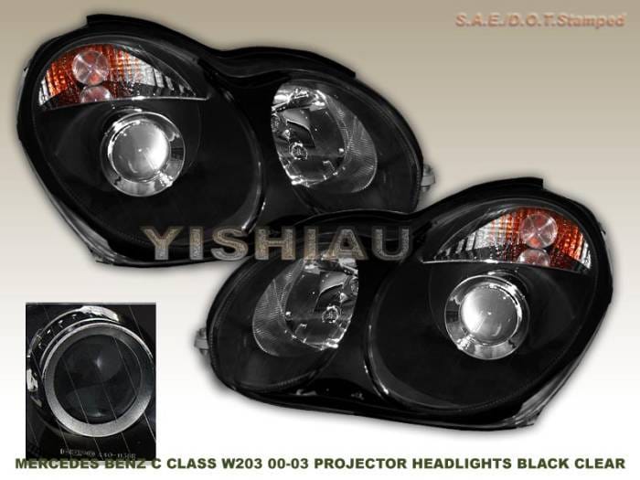 Black Clear Pro Headlights