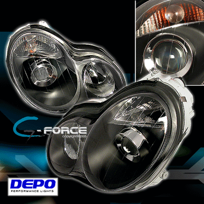 Black Pro Headlights