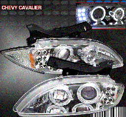 Chrome LED Halo Pro Headlights