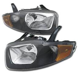 Euro Black Crystal Headlights