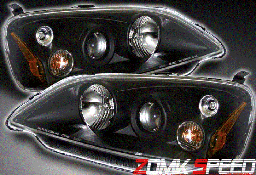 Black Housing TYC Pro Headlights