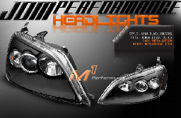 Rim Black-Clear Halo Pro Headlights