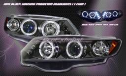 Black Housing LED Halo Pro Headlights