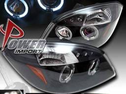 Black 2 Halo LED Headlights