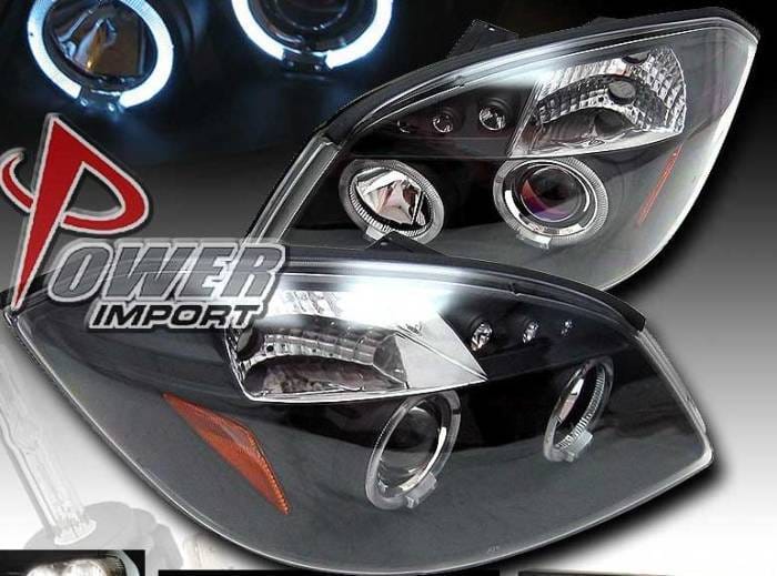 Black 2 Halo LED Headlights