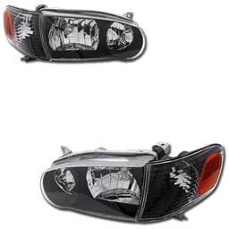 JDM Black Euro Headlights