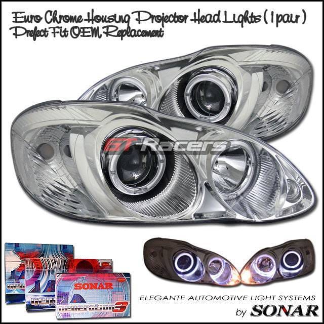 JDM Chrome Clear Headlights