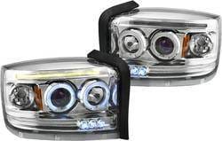 Chrome Halo LED Pro Headlights